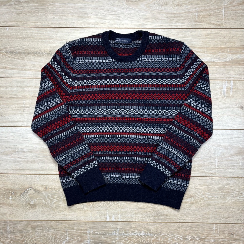 Vintage Gap Patterned sweatshirt size L